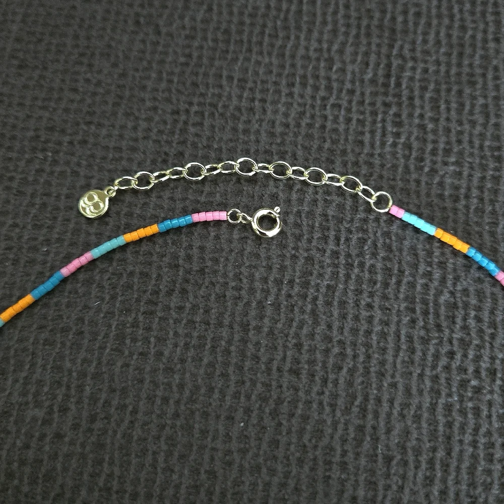 Gorjana "Gigi Stripe" Glass🪟 Bead Necklace - NWT - Picture 9 of 16